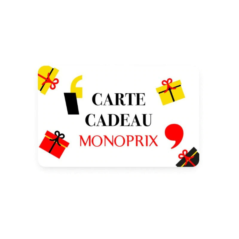 -5% sur E carte cadeau Monoprix vos courses encore moins chère